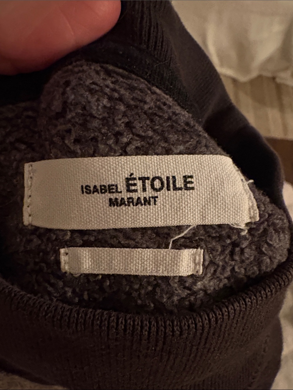 Isabel Marant Moby Black Sweatshirt with Yellow Logo - Picture 2 of 2